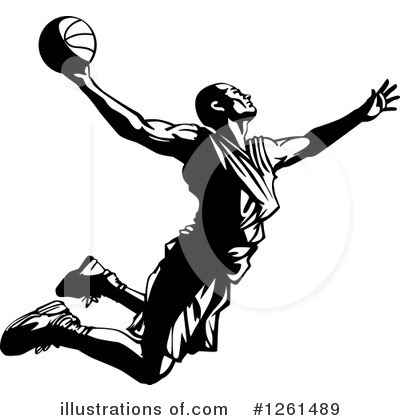Basketball Player Clipart #1261489 by Chromaco