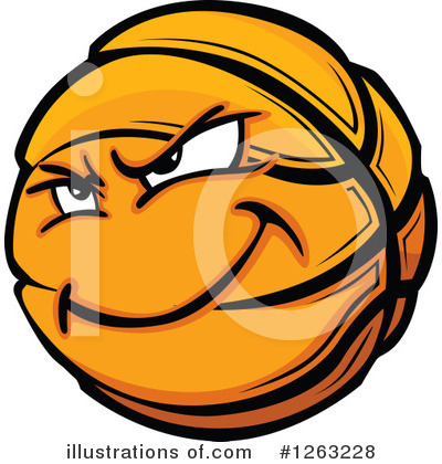 Royalty-Free (RF) Basketball Clipart Illustration by Chromaco - Stock Sample #1263228