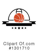 Basketball Clipart #1301710 by Vector Tradition SM