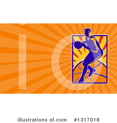 Royalty-Free (RF) Basketball Clipart Illustration by patrimonio - Stock Sample #1317018