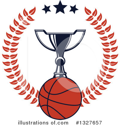 Royalty-Free (RF) Basketball Clipart Illustration by Vector Tradition SM - Stock Sample #1327657