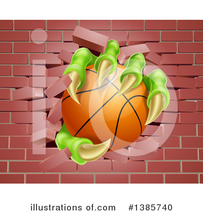 Basketball Clipart #1385740 by AtStockIllustration