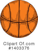 Basketball Clipart #1403376 by Vector Tradition SM
