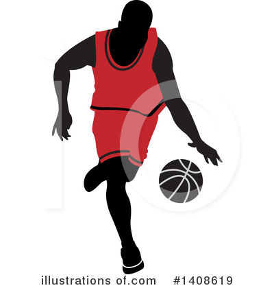 Basketball Clipart #1408619 by Lal Perera