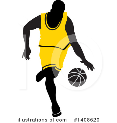 Royalty-Free (RF) Basketball Clipart Illustration by Lal Perera - Stock Sample #1408620