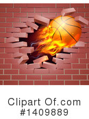Basketball Clipart #1409889 by AtStockIllustration