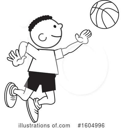 Royalty-Free (RF) Basketball Clipart Illustration by Johnny Sajem - Stock Sample #1604996
