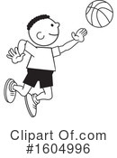 Basketball Clipart #1604996 by Johnny Sajem