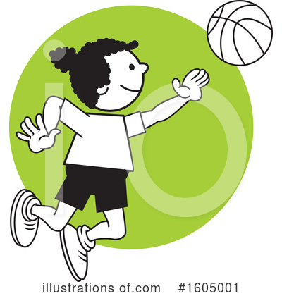 Royalty-Free (RF) Basketball Clipart Illustration by Johnny Sajem - Stock Sample #1605001