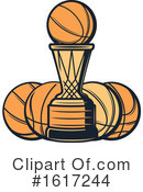 Basketball Clipart #1617244 by Vector Tradition SM
