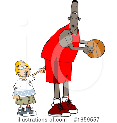 Royalty-Free (RF) Basketball Clipart Illustration by djart - Stock Sample #1659557