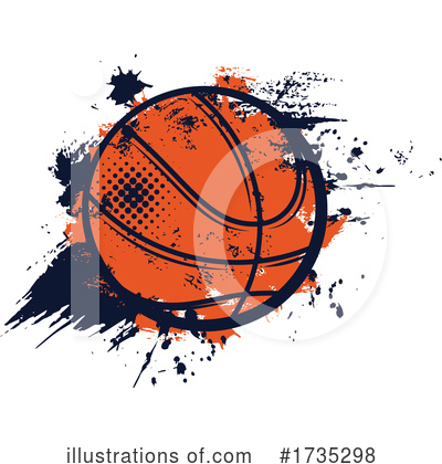 Royalty-Free (RF) Basketball Clipart Illustration by Vector Tradition SM - Stock Sample #1735298