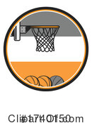 Basketball Clipart #1740150 by Vector Tradition SM