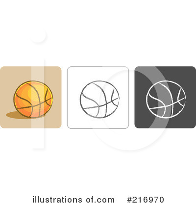 Royalty-Free (RF) Basketball Clipart Illustration by Qiun - Stock Sample #216970