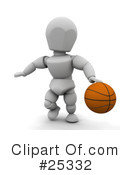 Basketball Clipart #25332 by KJ Pargeter