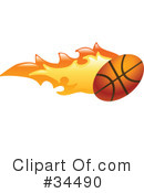 Basketball Clipart #34490 by AtStockIllustration