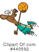 Basketball Clipart #440592 by toonaday