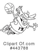 Basketball Clipart #443788 by toonaday