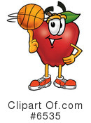 Basketball Clipart #6535 by Mascot Junction