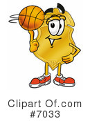 Basketball Clipart #7033 by Mascot Junction