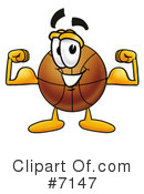 Basketball Clipart #7147 by Mascot Junction