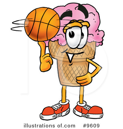 Royalty-Free (RF) Basketball Clipart Illustration by Mascot Junction - Stock Sample #9609
