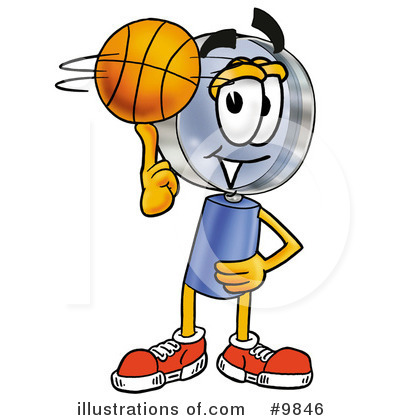 Royalty-Free (RF) Basketball Clipart Illustration by Mascot Junction - Stock Sample #9846