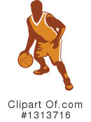 Basketball Player Clipart #1313716 by patrimonio