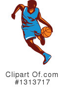 Basketball Player Clipart #1313717 by patrimonio