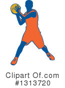Basketball Player Clipart #1313720 by patrimonio