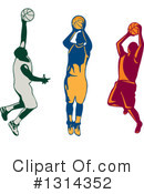 Basketball Player Clipart #1314352 by patrimonio