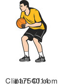 Basketball Player Clipart #1754014 by Vector Tradition SM
