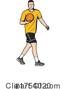 Basketball Player Clipart #1754020 by Vector Tradition SM
