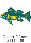 Bass Fish Clipart #1131155 by patrimonio