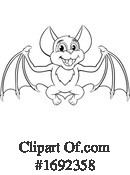 Bat Clipart #1692358 by AtStockIllustration