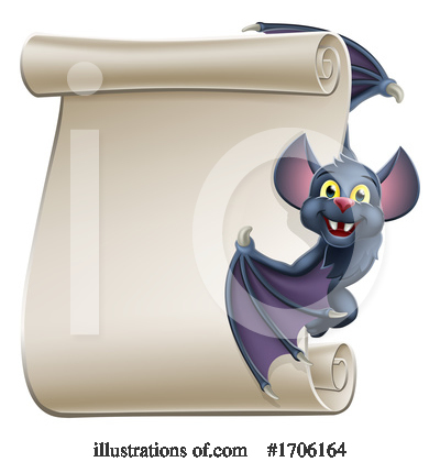 Royalty-Free (RF) Bat Clipart Illustration by AtStockIllustration - Stock Sample #1706164