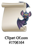 Bat Clipart #1706164 by AtStockIllustration