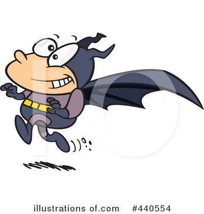 Flying Bat Clipart #440554 by toonaday