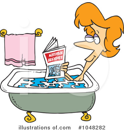 Royalty-Free (RF) Bath Clipart Illustration by toonaday - Stock Sample #1048282