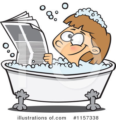 Bath Clipart #1157338 by toonaday
