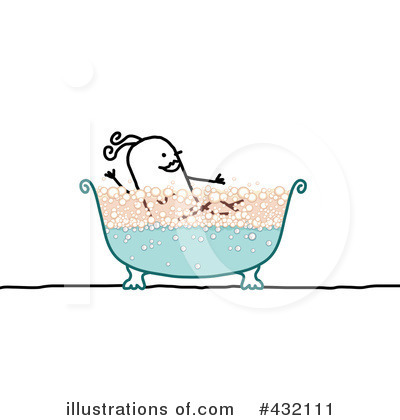Royalty-Free (RF) Bath Clipart Illustration by NL shop - Stock Sample #432111
