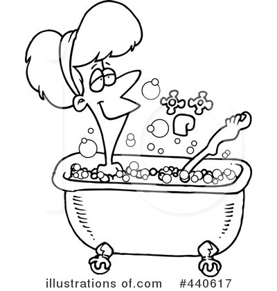 Royalty-Free (RF) Bath Clipart Illustration by toonaday - Stock Sample #440617