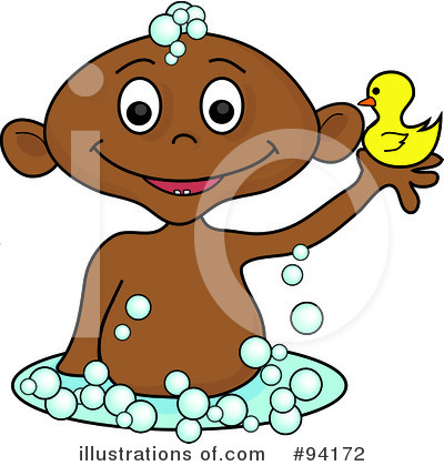 Royalty-Free (RF) Bath Time Clipart Illustration by Pams Clipart - Stock Sample #94172