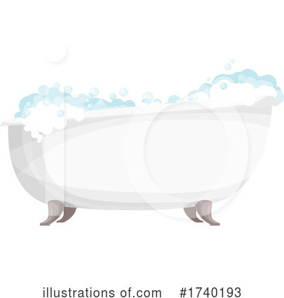 Royalty-Free (RF) Bath Tub Clipart Illustration by Vector Tradition SM - Stock Sample #1740193