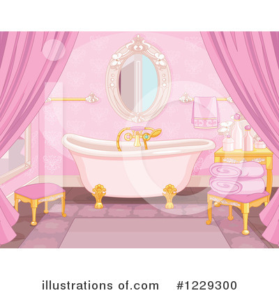Royalty-Free (RF) Bathroom Clipart Illustration by Pushkin - Stock Sample #1229300