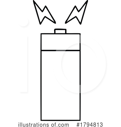 Royalty-Free (RF) Battery Clipart Illustration by lineartestpilot - Stock Sample #1794813