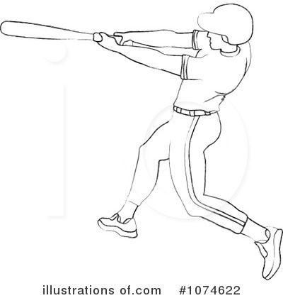 Batting Clipart #1074622 by Pams Clipart
