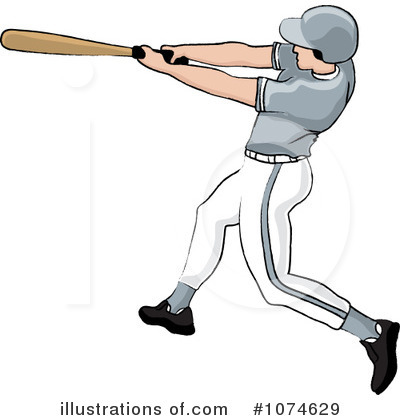 Royalty-Free (RF) Batting Clipart Illustration by Pams Clipart - Stock Sample #1074629