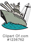 Battleship Clipart #1236762 by patrimonio