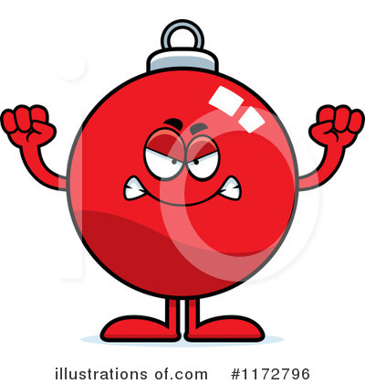 Christmas Bauble Character Clipart #1172796 by Cory Thoman